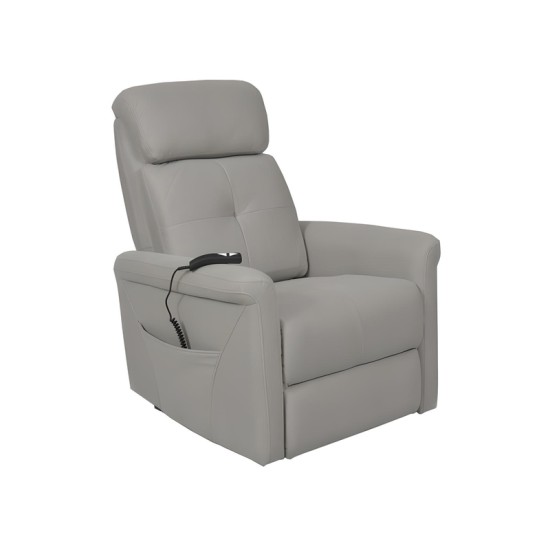 Fauteuil releveur bruges gris clair