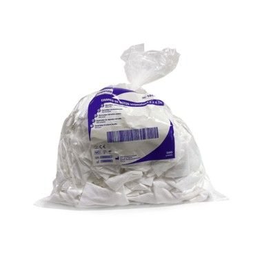 Carrés de coton 5x5 cm