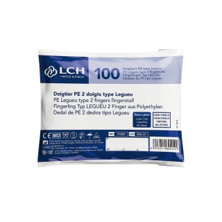 Doigtiers PE 2 doigts type Legueu
