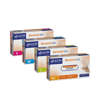 Gants d'examen vinyle non poudrés