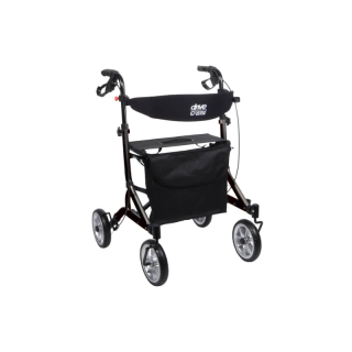 Rollator pliant 4 roues Ultralight noir
