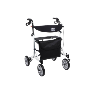 Rollator pliant 4 roues Ultralight blanc