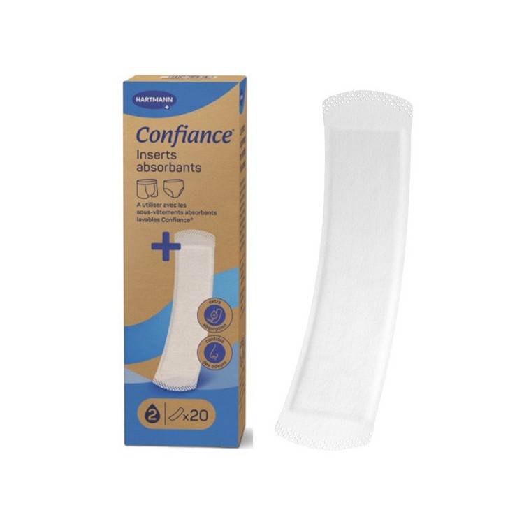 Inserts absorbants pour culotte et boxer lavable