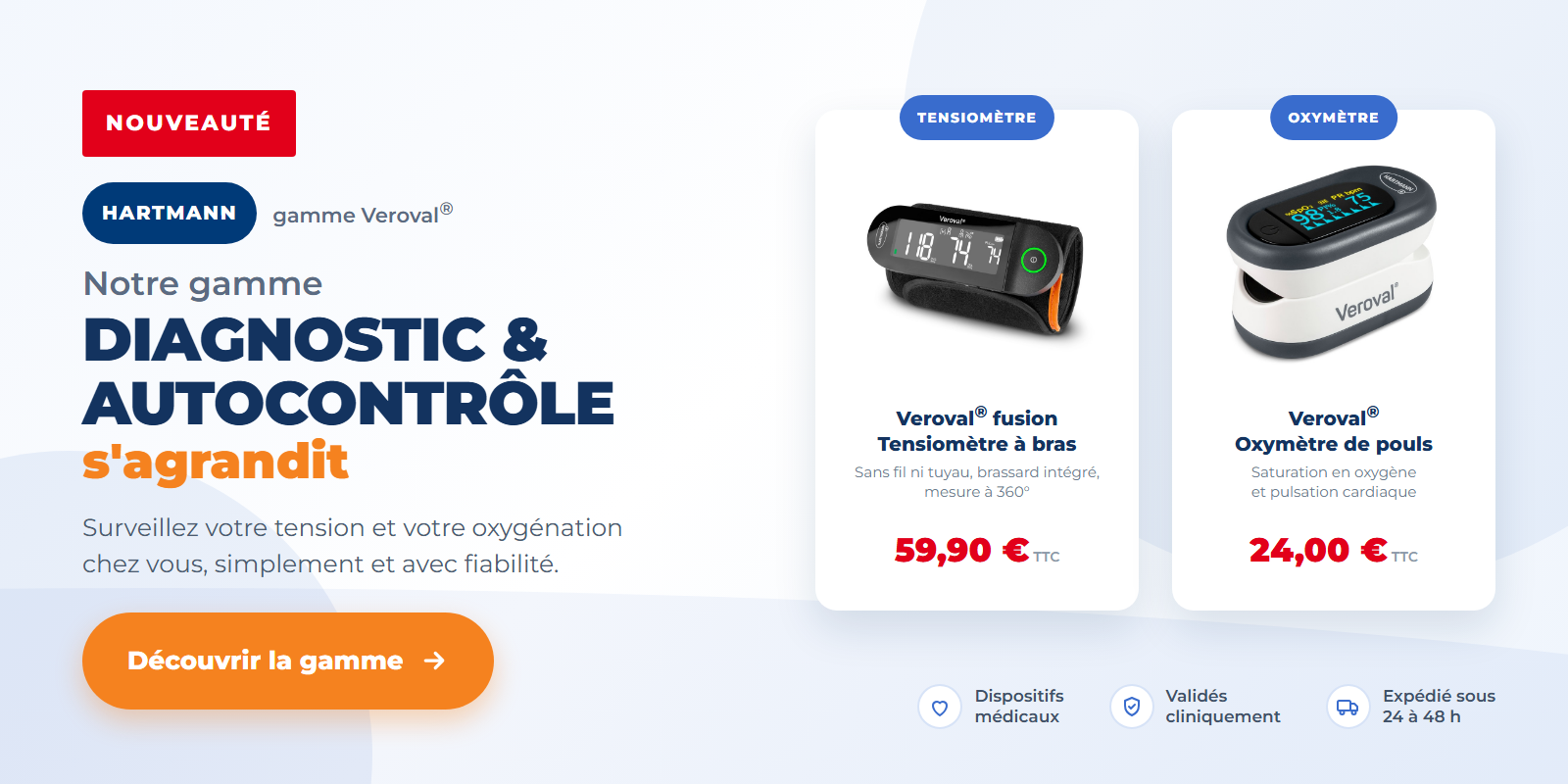 Nouveauté : la gamme diagnostic et autocontrôle s'agrandit